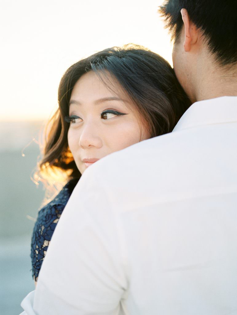 DOWNTOWN LOS ANGELES IN HOME ROOFTOP ENGAGEMENT SESSION-0038